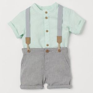 H&M 2 piece boy outfit